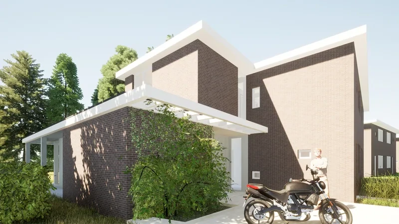 Ontwerpimpressie — geen foto van de gerealiseerde situatie.: Woningverbouwing Best, beeld 33
